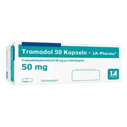 Abbildung: Tramadol 50 Kapseln 1A Pharm 30 St, Hartkapseln PZN 03682158