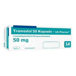 Abbildung: Tramadol 50 Kapseln 1A Pharm 50 St, Hartkapseln PZN 03682164
