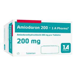Abbildung: Amiodaron 200 1A Pharma Tabletten 50 St, Tabletten PZN 03684022