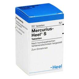 Abbildung: Mercurius Heel S Tabletten 50 St, Tabletten PZN 03688824