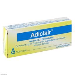 Abbildung: Adiclair Filmtabletten Filmtabletten, 20 St PZN 03690086