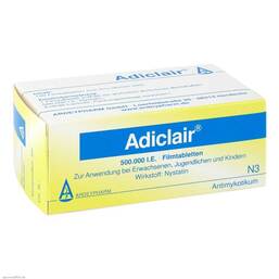 Abbildung: Adiclair Filmtabletten Filmtabletten, 100 St PZN 03690100