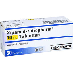 Abbildung: Xipamid ratiopharm 10 mg Tabletten 50 St, Tabletten PZN 03691536