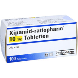 Abbildung: Xipamid ratiopharm 10 mg Tabletten 100 St, Tabletten PZN 03691542