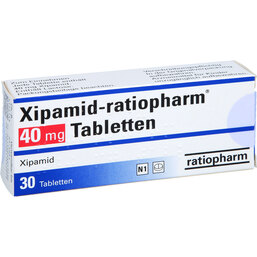 Abbildung: Xipamid ratiopharm 40 mg Tabletten 30 St, Tabletten PZN 03691720