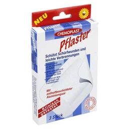 Abbildung: Pflaster mit Aluminiumgaze Schürfwunden 3 St, Pflaster PZN 03694405