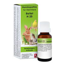 Abbildung: Revet H 25 vet. Globuli Globuli, 10 g PZN 03703104