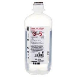 Abbildung: Glucose 5% B.Braun Ecoflac P 500 ml, Infusionslösung PZN 03705273