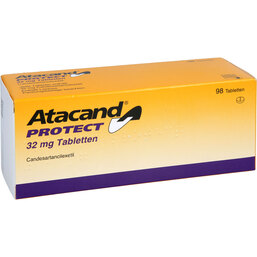 Abbildung: Atacand Protect 32 mg Tabletten 98 St, Tabletten PZN 03705592