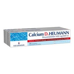 Abbildung: Calcium D3 HEUMANN Brausetabletten 600 mg/400 I. E. 40 St, Brausetabletten PZN 03706137
