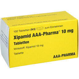 Abbildung: Xipamid 10 mg AAA Pharma Tabletten 100 St, Tabletten PZN 03709294