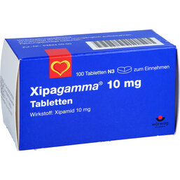 Abbildung: Xipagamma 10 mg Tabletten 100 St, Tabletten PZN 03709503