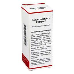 Abbildung: Kalium jodatum N Oligoplex Liquidum Liquidum, 50 ml PZN 03709845