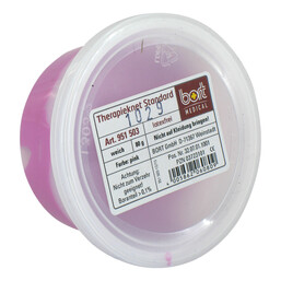 Abbildung: Bort Therapie Knet Standard weich pink 80 g PZN 03723101