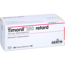 Abbildung: Timonil 150 retard Tabletten 100 St, Retard-Tabletten PZN 03724276