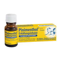 Abbildung: Pinimenthol Erkältungsinhalat Flüssigkeit, 10 ml PZN 03745350