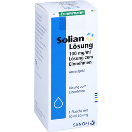 Abbildung: Solian Lösung zum Einnehmen 60 ml, Lösung zum Einnehmen PZN 03753220
