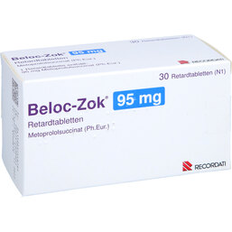 Abbildung: Beloc Zok 95 mg Retardtabletten 30 St, Retard-Tabletten PZN 03754679