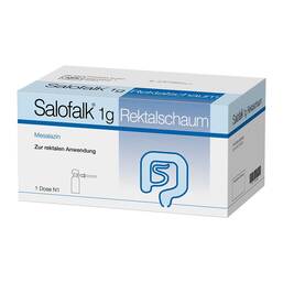 Abbildung: Salofalk 1 g Rektalschaum 1x14 Hub 80 g, Rektalschaum PZN 03755302