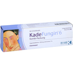 Abbildung: Kadefungin 6 Kombipackung 20 g Creme + 6 Vaginaltabletten 1 St, Kombipackung PZN 03766145