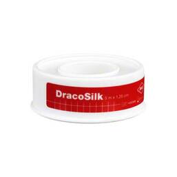 Abbildung: Dracosilk Rollenpflaster 5m x 1,25 cm Pflaster, 1 St PZN 03767759