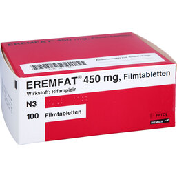 Abbildung: Eremfat 450 Filmtabletten 100 St, Filmtabletten PZN 03771560