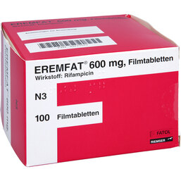 Abbildung: Eremfat 600 Filmtabletten 100 St, Filmtabletten PZN 03771577