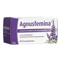 Abbildung: Agnusfemina® 4 mg Filmtabletten Filmtabletten, 60 St PZN 03781239