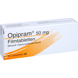Abbildung: Opipram 50 mg Filmtabletten 50 St, Filmtabletten PZN 03783913