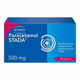 Abbildung: Paracetamol STADA 500 mg Zäpfchen Suppositorien, 10 St PZN 03798441