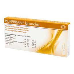 Abbildung: Rufebran broncho Ampullen Ampullen, 10 St PZN 03799268