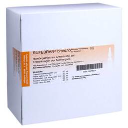 Abbildung: Rufebran broncho Ampullen Ampullen, 100 St PZN 03799274