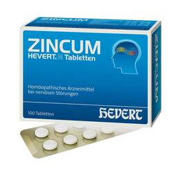 Abbildung: Zincum Hevert N Tabletten Tabletten, 100 St PZN 03816127