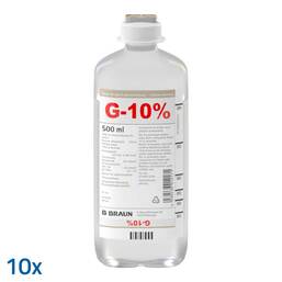 Abbildung: Glucose 10% B.Braun Ecoflac Plus Infusionslösung 10X500 ml, Infusionslösung PZN 03816558