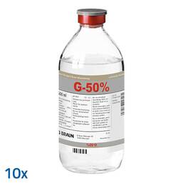 Abbildung: Glucose 50% B.Braun Glas 10X500 ml, Infusionslösung PZN 03816699