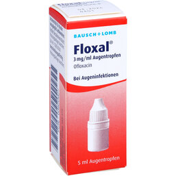 Abbildung: Floxal 3 mg / ml Augentropfen 5 ml, Augentropfen PZN 03820927
