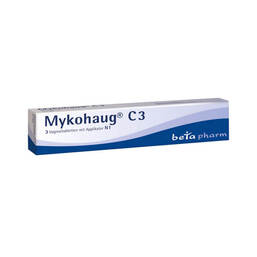 Abbildung: Mykohaug C 3 Vaginaltabletten Vaginaltabletten, 3 St PZN 03821306