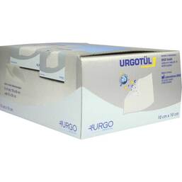 Abbildung: Urgotül 10x10 cm Wundgaze Spender 120 St, Wundgaze PZN 03824121