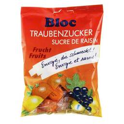 Abbildung: Bloc Traubenzucker Fruchtmischung Beutel 75 g PZN 03833545