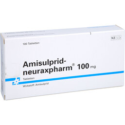 Abbildung: Amisulprid neuraxpharm 100 mg Tabletten 100 St, Tabletten PZN 03836348