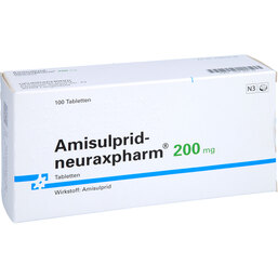 Abbildung: Amisulprid neuraxpharm 200 mg Tabletten 100 St, Tabletten PZN 03836578