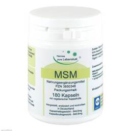 Abbildung: MSM + Biopep Vegi Kapseln Kapseln, 180 St PZN 03850348