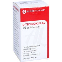 Abbildung: L-Thyroxin AL 50 µg Tabletten 100 St, Tabletten PZN 03853884