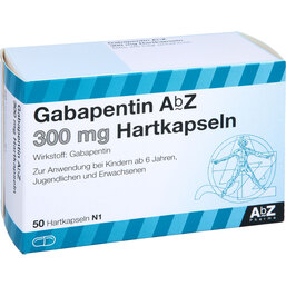 Abbildung: Gabapentin AbZ 300 mg Hartka 50 St, Hartkapseln PZN 03853944