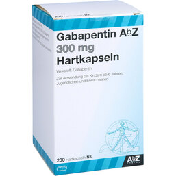 Abbildung: Gabapentin AbZ 300 mg Hartka 200 St, Hartkapseln PZN 03853967