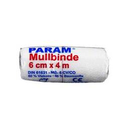 Abbildung: Mullbinden 6 cm mit Cellophan Binden, 1 St PZN 03855452