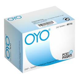 Abbildung: Oyo Tabletten 250 St, Tabletten PZN 03862558