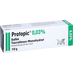 Abbildung: Protopic 0,03% Salbe 10 g, Salbe PZN 03863138