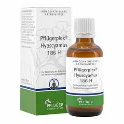 Abbildung: Pflügerplex Hyoscyamus 186 H Tropfen 50 ml, Tropfen PZN 03866125