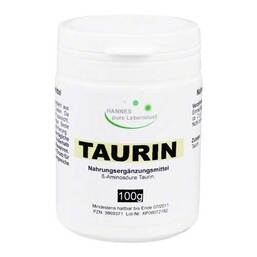 Abbildung: Taurin pur Pulver 100 g, Pulver PZN 03869371